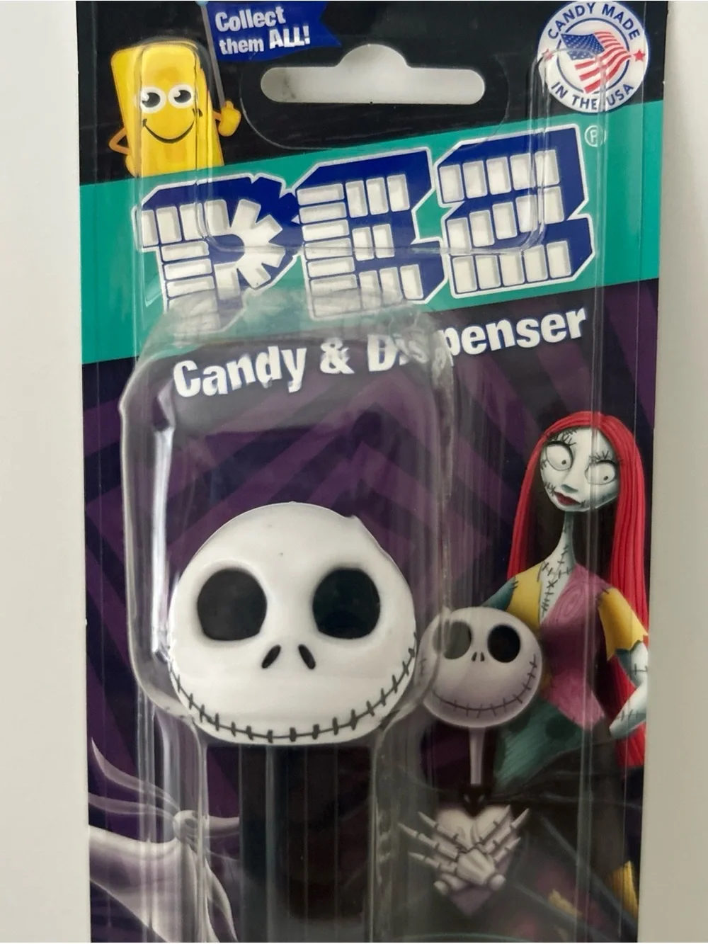 PEZ The Nightmare Before Christmas Jack Skellington, Sally & Zero Dispenser Set